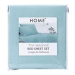Juego-de-sabanas-HOME-en-microfibra-King-size-color-menta-0