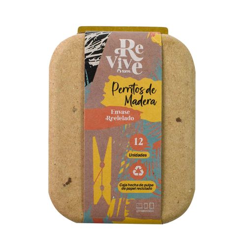 Palillos de madera TORRE revive 12 un. eco