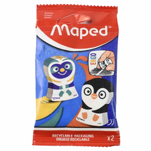 Goma MAPED ergo fun 2 unidades