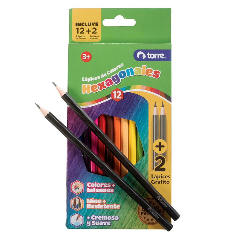 Lapices-de-colores-TORRE-hexagonales-12-un---2-Lapices-de-escribir-de-regalo-0
