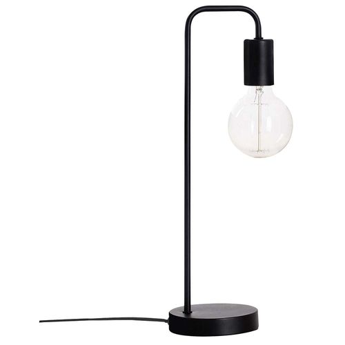 Lámpara de mesa en metal 46cm negro