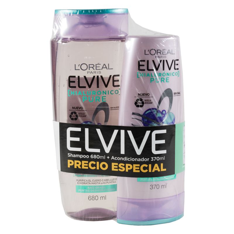 Pack-ELVIVE-Pure-Shampoo-680-ml---Acondicionador-370-ml-0