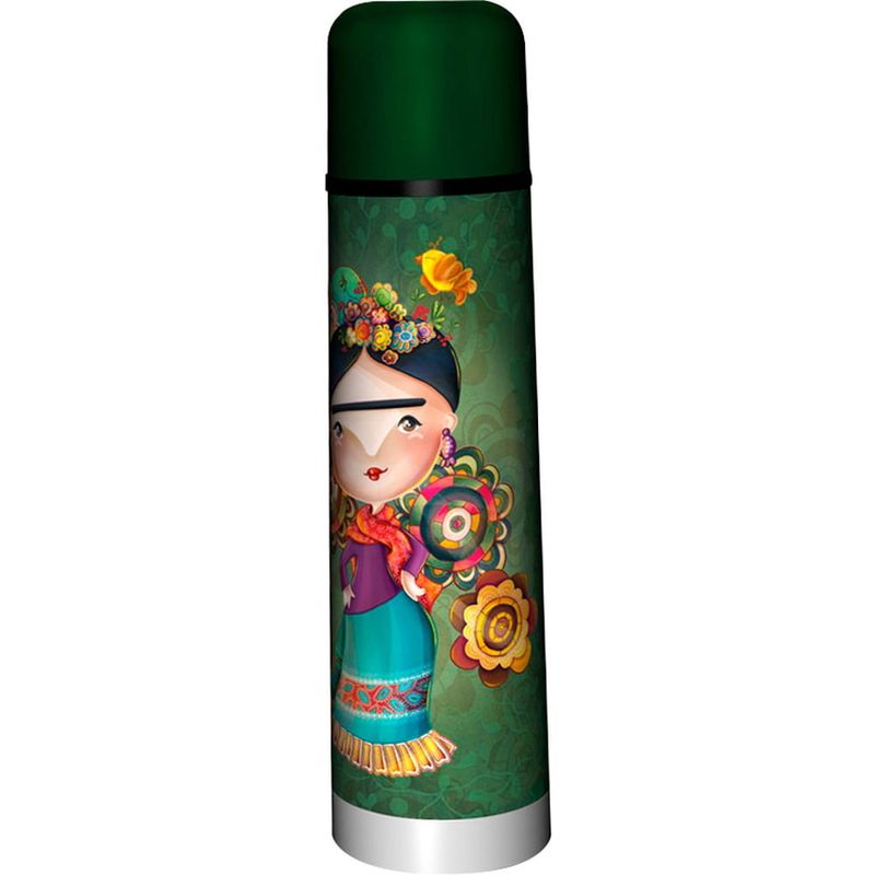 Termo-bala-750-ml-acero-inoxidable-diseño-frida-kahlo-0