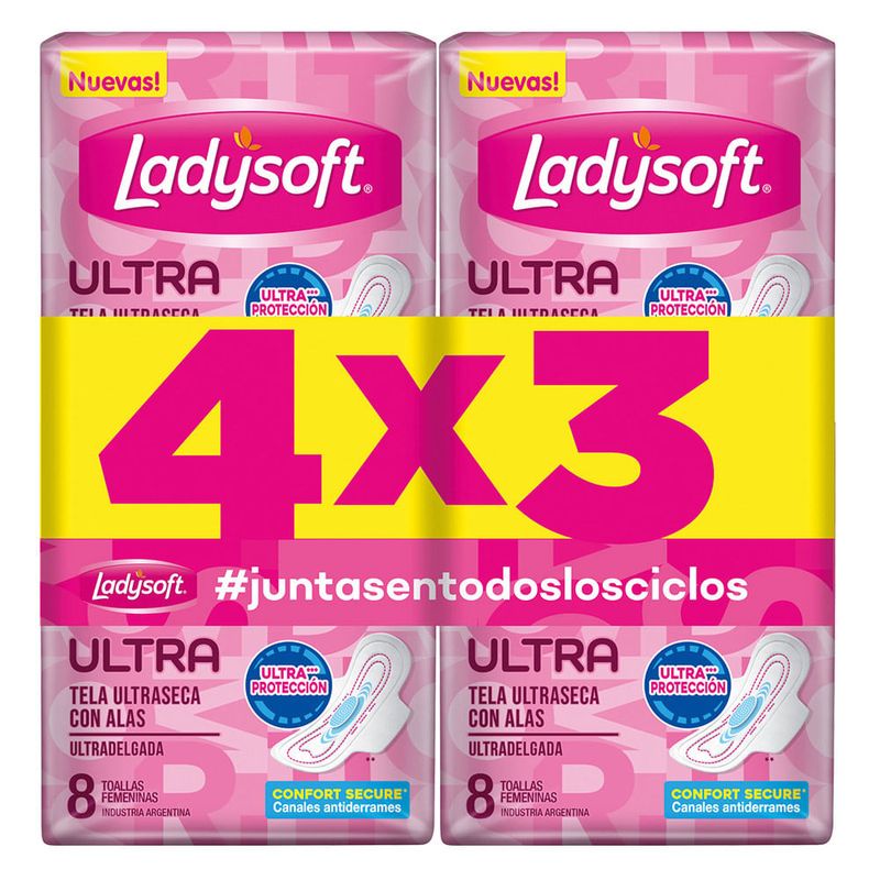 Pack-4x3-toalla-femenina-Ladysoft-ultradelgada-seca-8-un-0