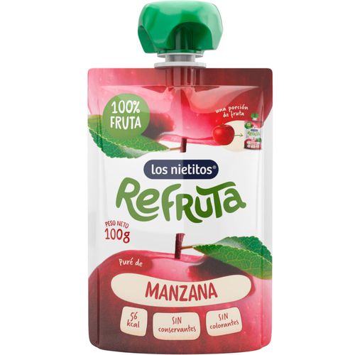 Merienda Refruta LOS NIETITOS manzana 100 g