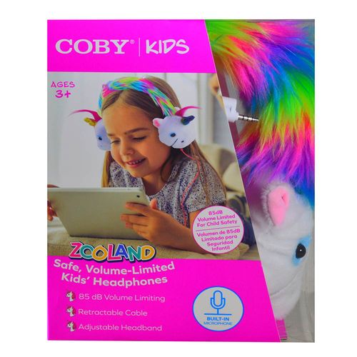 Auricular COBY plush unicornio