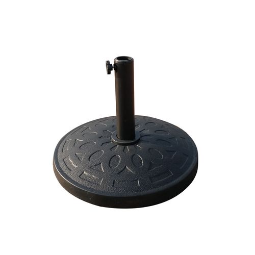 Base de sombrilla 15 kg recubierta pvc negro