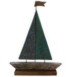 Barco-decorativo-en-madera-36x7x50cm-azul-gris-0