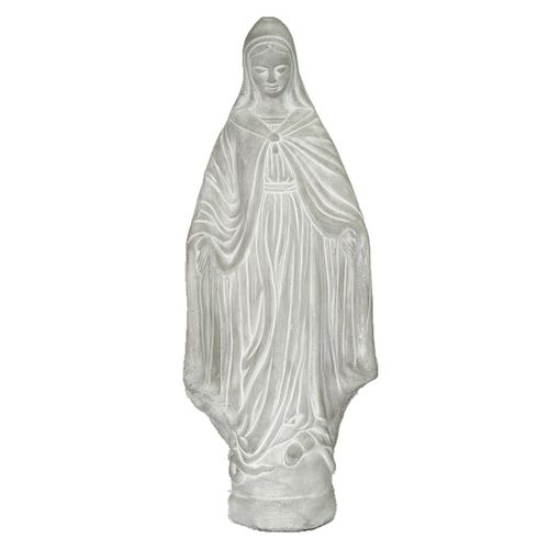 Vírgen María en cemento 11x7,5xh29 cm