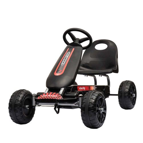 Kart a pedal negro 88x53x53cm