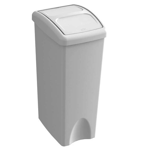 Papelera vaivén 53 L blanca