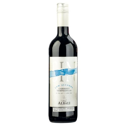 Vino Tinto Cabernet Tempranillo Desalcoholizado Albali