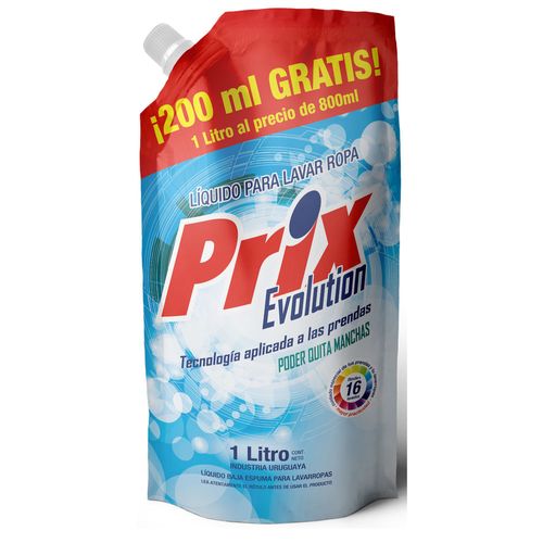 Pack 2 un. detergente liquido ropa Prix 1 L