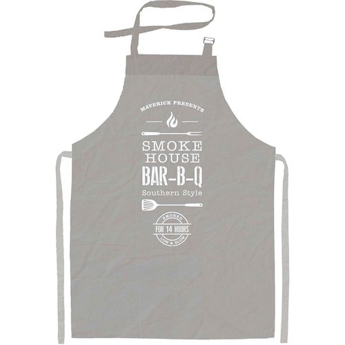 Delantal con peto Linea Vip Smoke Gris