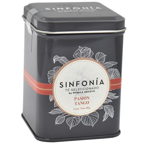 Té SINFONÍA Negro Pasión Tango lata 80 g
