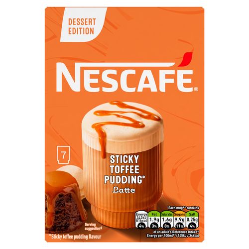 Cappuccino NESCAFÉ Sticky Toffee Pudding 7 sobres