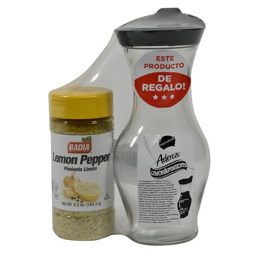 Limón y Pimienta 340 g + Vinagrera BADIA