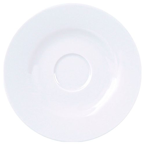 Platillo de Café Porcelana Blanco Leonora