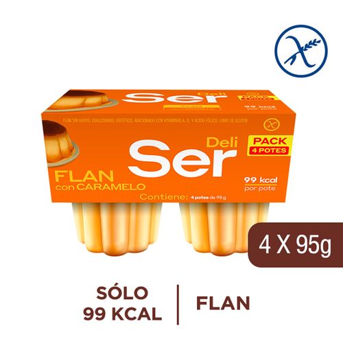 Flan SER x 4 380grs