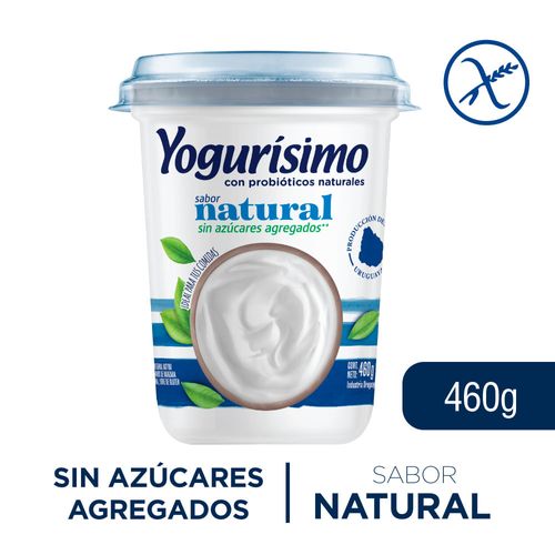 YOGURÍSMO natural sin azúcar 480 g