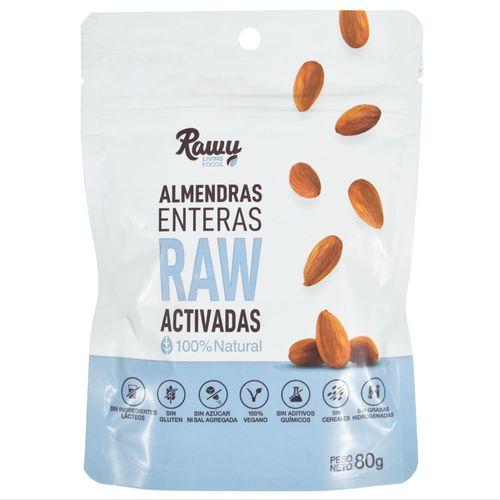 Almendras enteras RAW 80 g