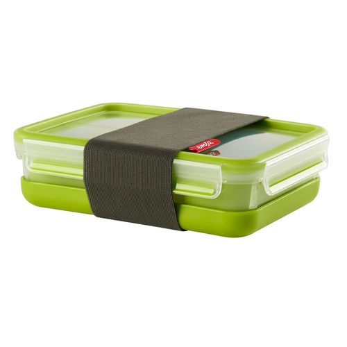 Contenedor Lunchbox EMSA Clip&Go rectangular 1,2 L Verde