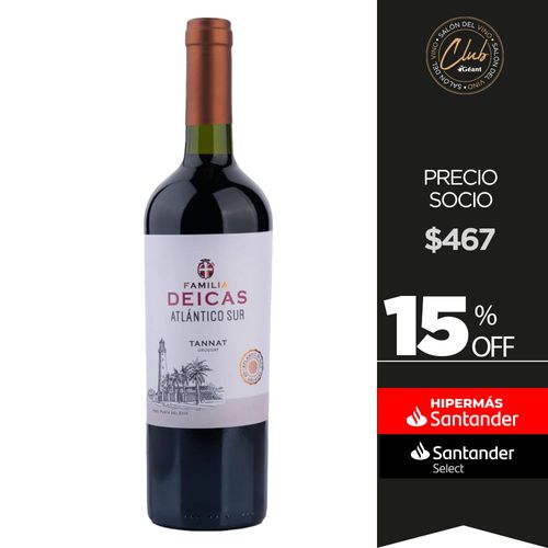 Vino Tannat Reserve Atlántico Sur Tinto 750 ml