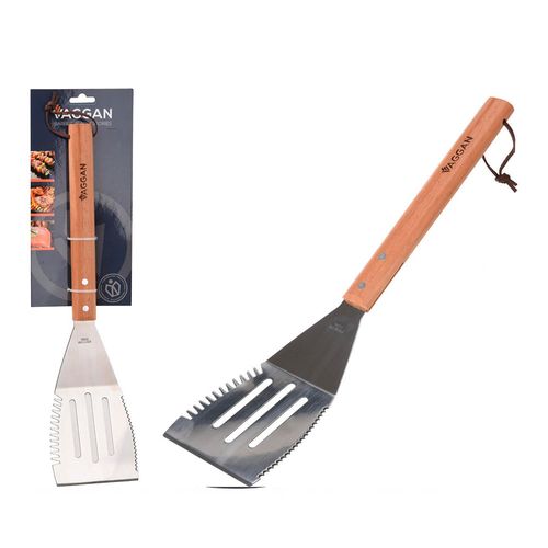 Espátula Acero Inox. 41 cm para Parrilla