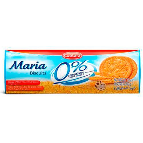 Galletitas Maria CUÉTARA 0% azúcar 200 g