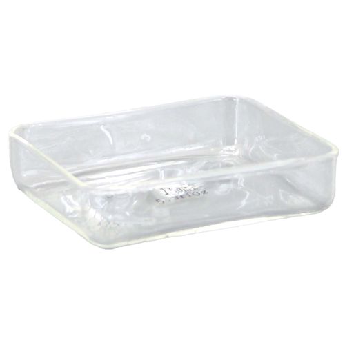 Jabonera en vidrío transparente