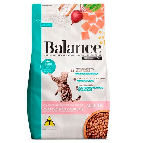 Alimento para gato BALANCE adulto salmón 2,7 kg