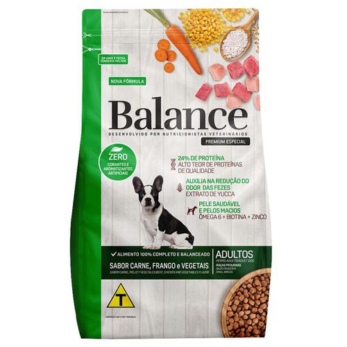 Alimento para perro BALANCE adulto raza pequeña 2,7 kg