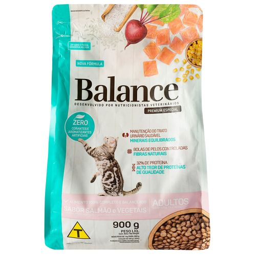 Alimento para gato BALANCE adulto salmón 900 g