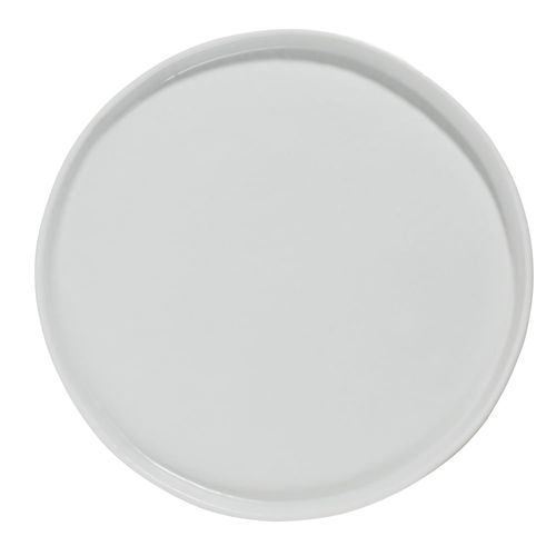 Plato llano blanco melamina con bordes 273 x 2 cm