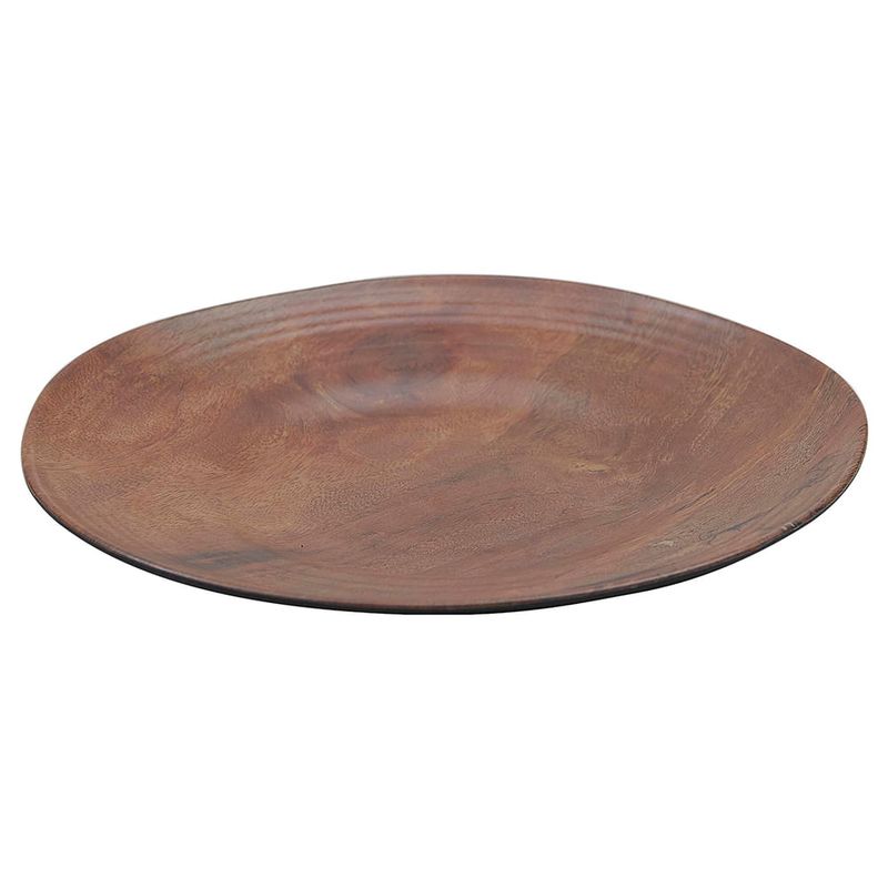 Plato-redondo-ondulado-melamina-marron-275-x-35-cm-0