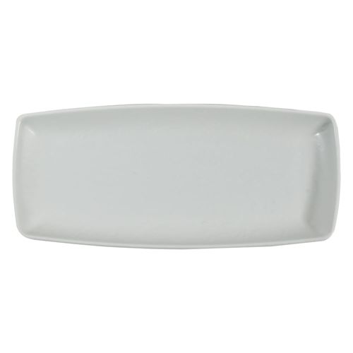 Plato rectangular melamina blanco 29,4 x 14,1 x 2,7 cm