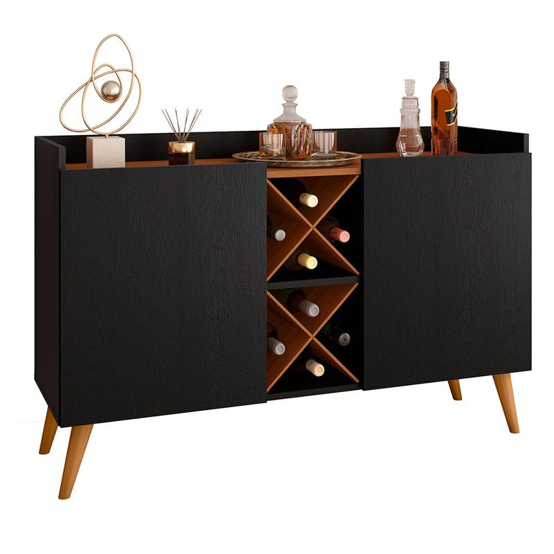 Aparador-Bodeguero-119x77x37-cm-Canela-Negro-1