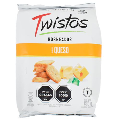 Mini Tostaditas TWISTOS 4 quesos 155 g