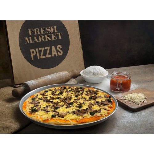 Pizza Hongos y Pesto Masamadre FRESH MARKET