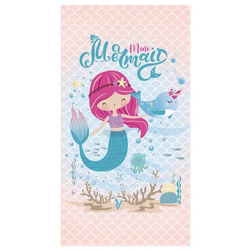 Toalla playera DOHLER 70 x 130 cm mermaid