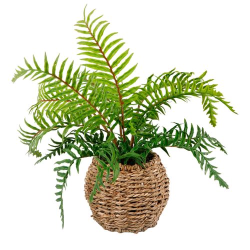 Planta Artificial en Cesta 25x25x28 cm cs 8874