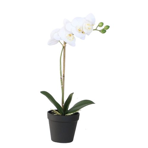 Planta Artificial con Maceta 55 cm Orquídea