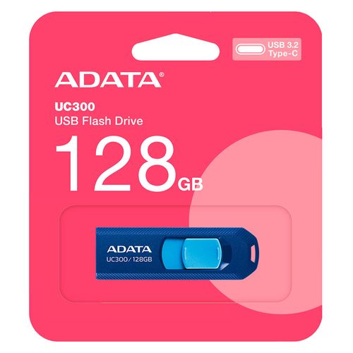 Pendrive A-DATA UC300-128GRNB azul
