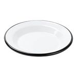 Plato-Hondo-22-cm-Esmaltado-Blanco-con-Borde-Negro-0