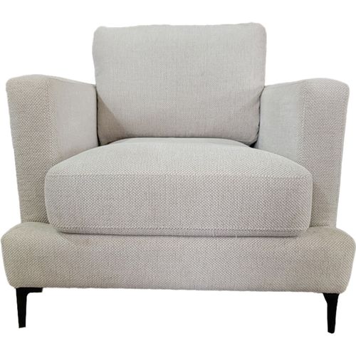 Sillón Blanco con Patas Metálicas 82x90x78 cm