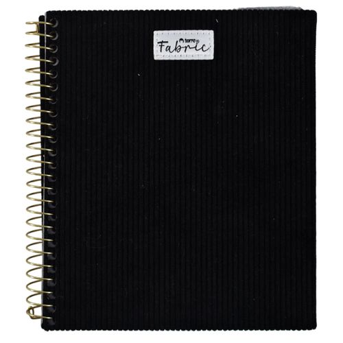 Cuaderno TORRE tapa forrada en pana con espiral 120 hojas