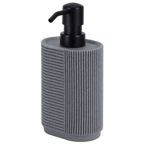Dispensador de Jabón en Poliresina Gris