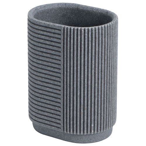 Vaso para Baño en Poliresina Gris