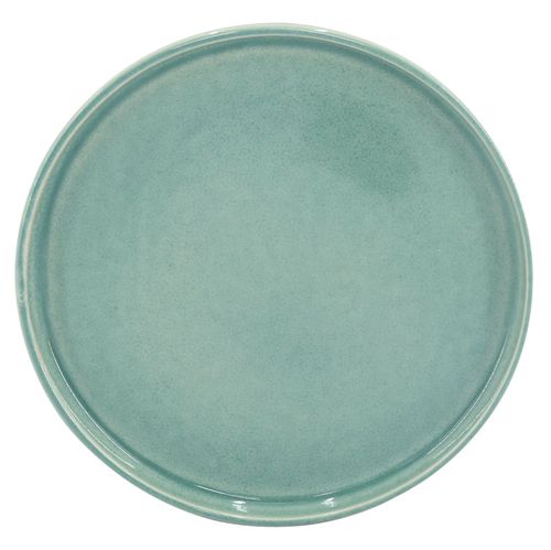 Plato 21 cm Cerámica Reactive Glaze Verde