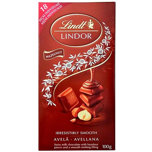 Chocolate LINDT LINDOR Avellanas 100 g